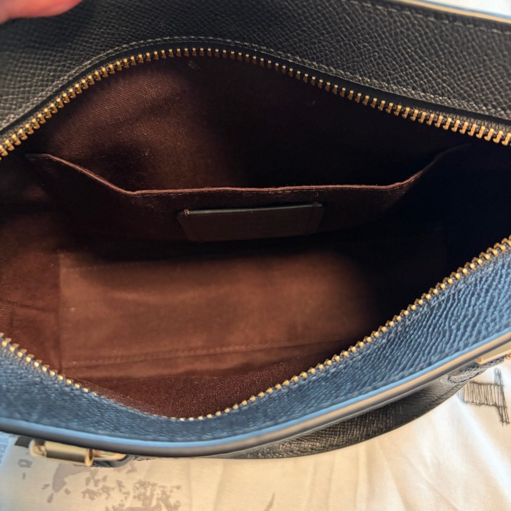 Coach Alice Small Satchel Blk/Gold EUC - Picture 4 of 9